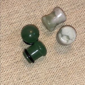 0g stone earplugs